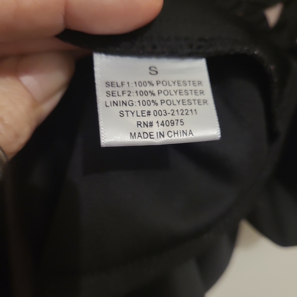 Francesca's Skater Skirt Lace Overlay Dress - Picture 3 of 3